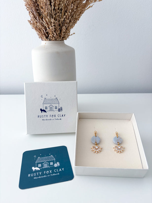 Ice Blue - Huacachina Earrings (Christmas Collection)