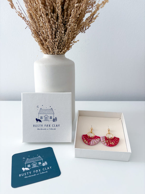 Red / Pink - Rio 2.0 Earrings (Christmas Collection)
