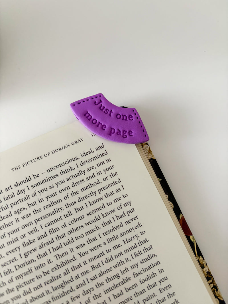 “Just One More Page” Bookmark