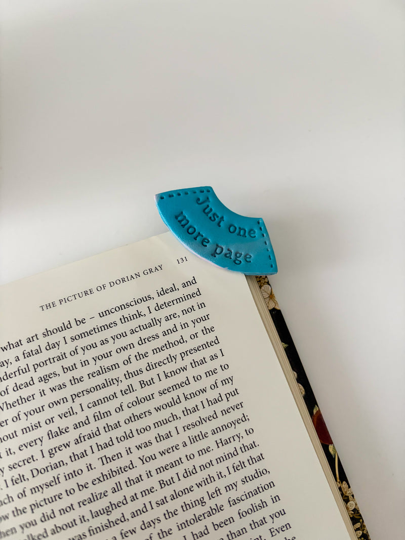 “Just One More Page” Bookmark