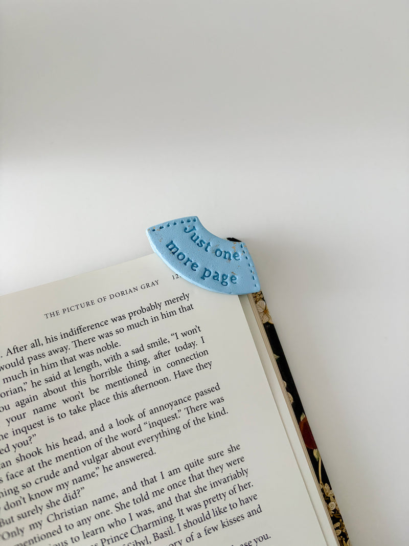 “Just One More Page” Bookmark