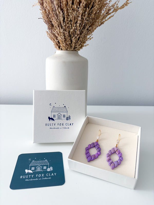 Purple / Pink - Uyuni Earrings