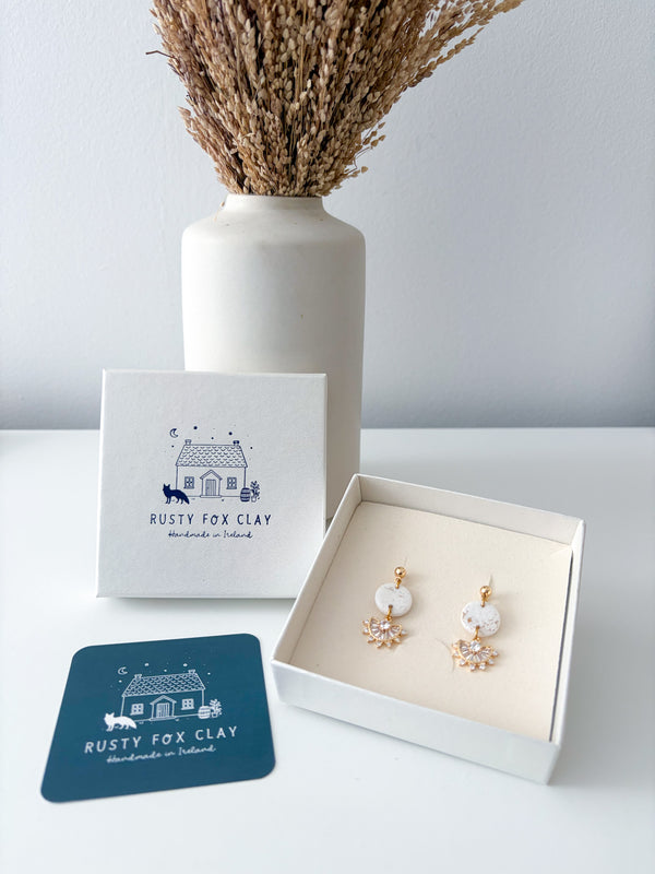 White - Huacachina Earrings