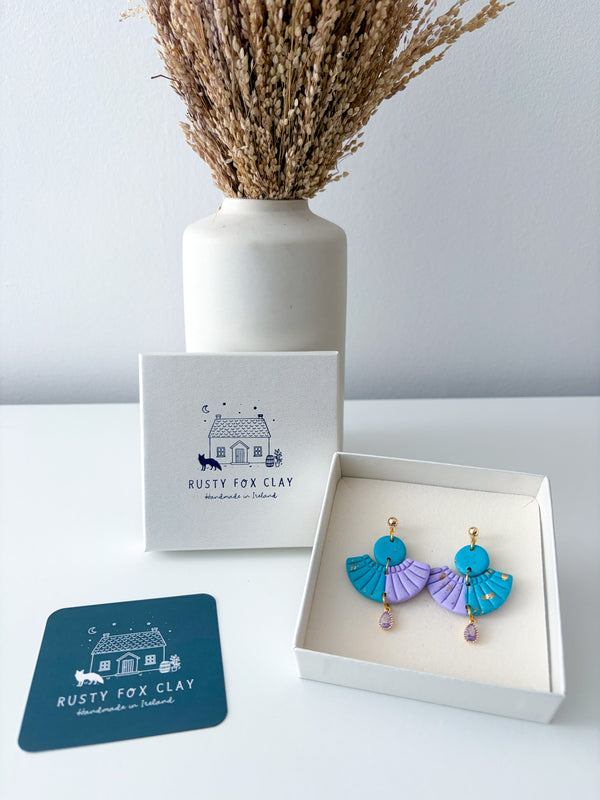 Lilac / Peppermint - Rio 3.0 Earrings (Summer Dreams Collection)