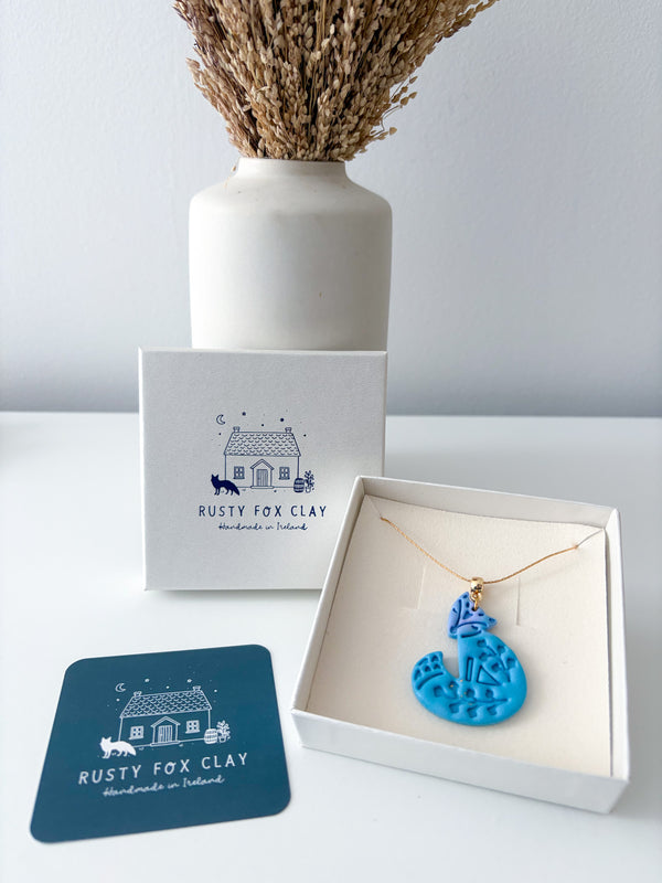 Peppermint / Lilac - Foxie Necklace (Summer Dreams Collection)