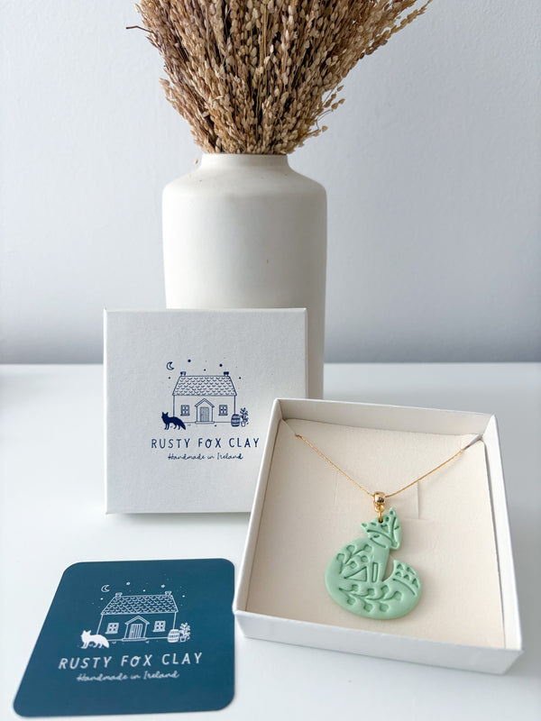 Sage - Foxie Necklace (Summer Dreams Collection)